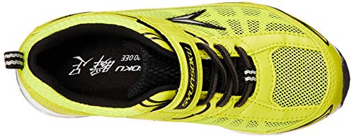 シュンソク スニーカー 運動靴 防水 軽量 17~26cm 2E キッズ 男の子 女の子 SJJ 4910 イエ ローグリーン 19.5 cmの通販は