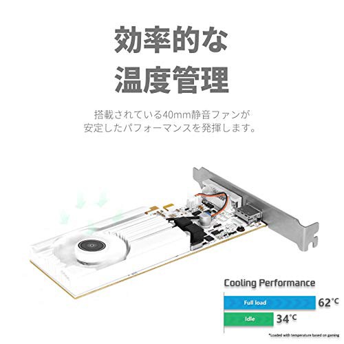 玄人志向 NVIDIA GeForce GT 1030 搭載 グラフィックボード 2GB