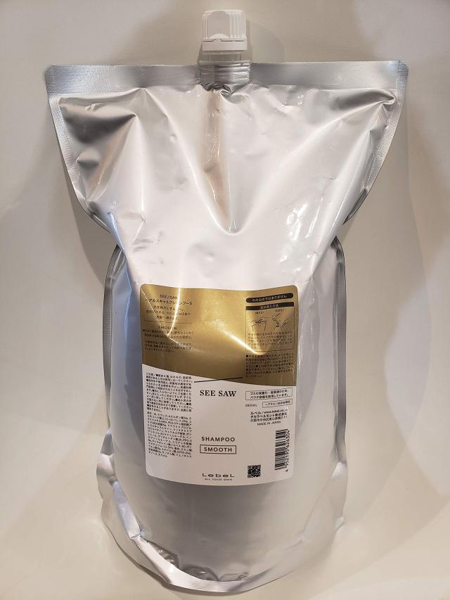 ルベル シーソー ヘア＆スキャルプシャンプーS(スムース)＜つめかえ用＞（2500ml）