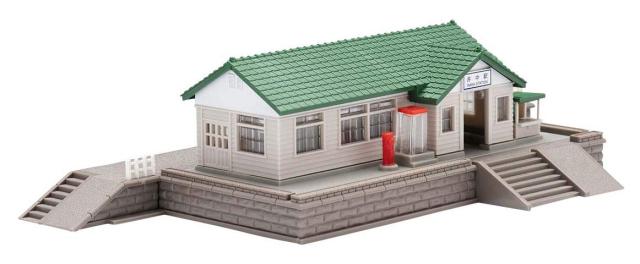 TOMIX Nゲージ 木造駅舎セット グリーン 4202 鉄道模型用品の通販はau