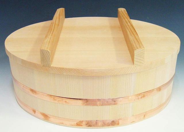 木曽工芸 おひつ 日本製 木製 さわら 寿司飯台 39cm 約1升用 FH-39 木曽工芸 おひつ 日本製 木製 さわら 寿司飯台 39cm 約1升用 FH-39