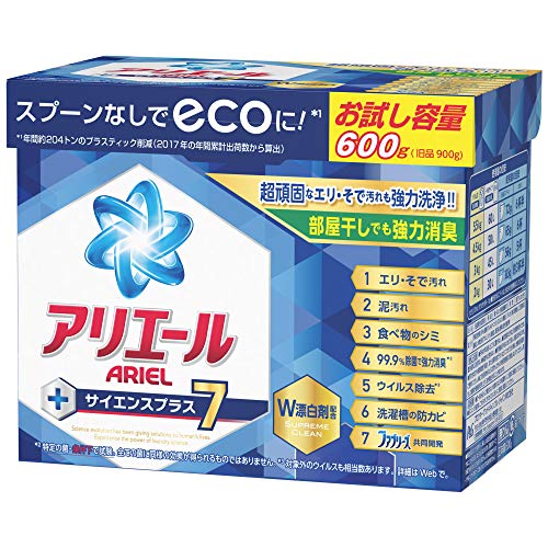 アリエール 洗濯洗剤 粉末 +サイエンスプラス7 本体 600g 8,310円