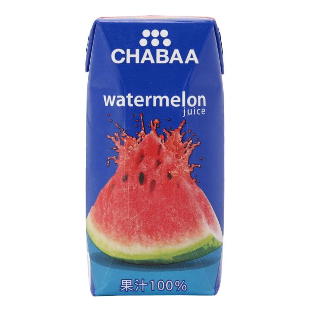 CHABAA100% ジュース ウォーターメロン ×36本 5,479円
