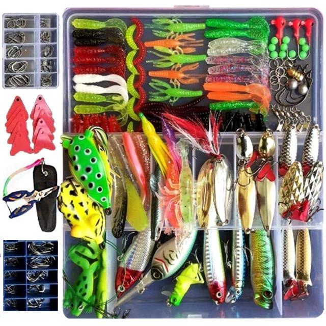 SportColorfulルアー バス釣完全攻略ワーム色々276個セット ルアー