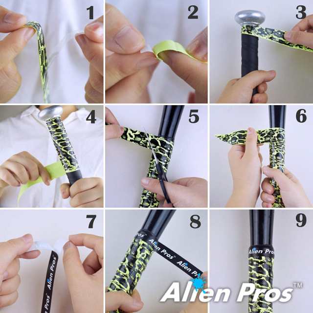 Alien Pros野球用バットグリップテープ（2グリップ）？ 1.1 mm