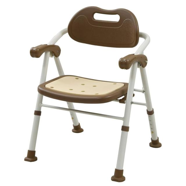 山善 コンフォート 折りたたみ シャワーチェア 高さ5段階 YS-1060 (BRBE)の通販は 17,782円