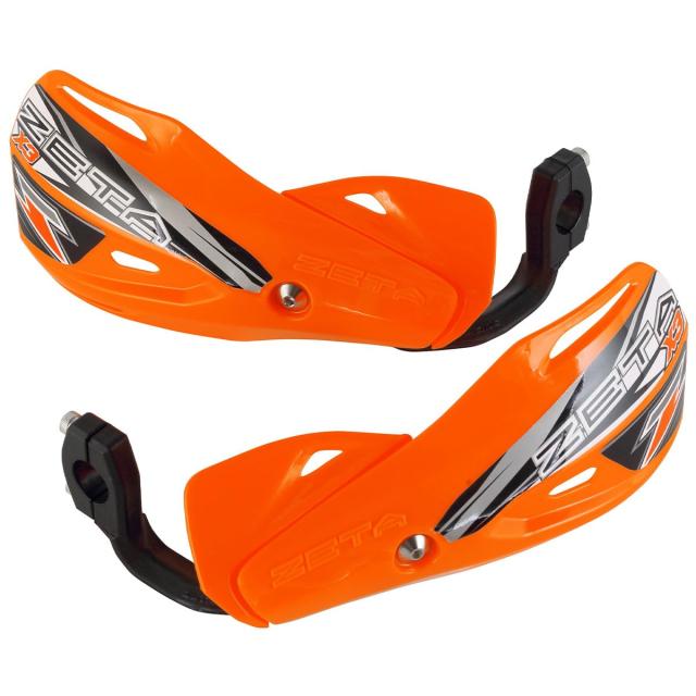 とご ジータレーシング(ZETA RACING) インパクトX3ハンドガード オレンジ