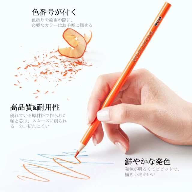 Shuttle Art 色鉛筆 172色 油性色鉛筆 カラーペンセット 大人の Shuttle Art 色鉛筆 172色 油性色鉛筆 カラーペンセット 大人の