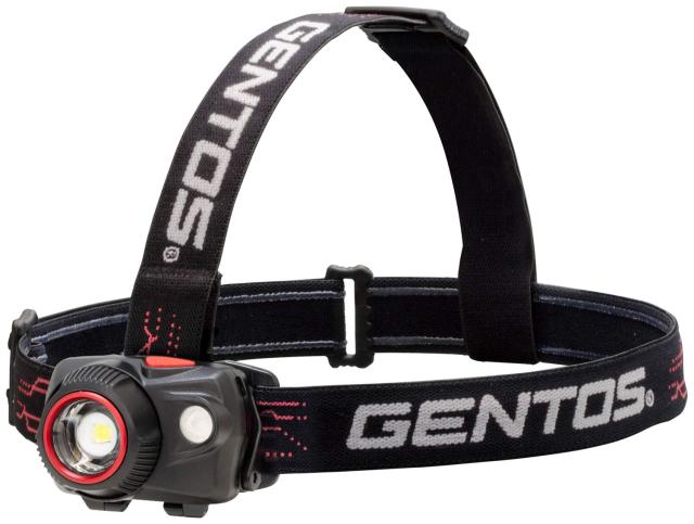 GENTOS(ジェントス) LED ヘッドライト USB充電式(専用充電池/単4電池) 320ルーメ