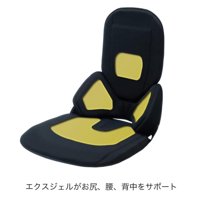 エクスジェル ハグドライブスリムクッション （黒）車座席クッション ハグドライブ スリムクッション | EXGEL SEATING LAB エクス