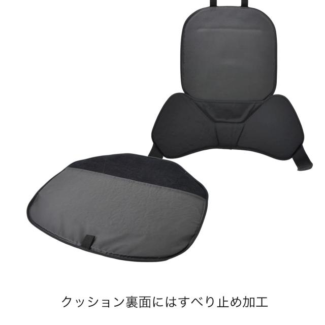 EXGEL(エクスジェル) 自動車用クッション ハグドライブ スリムクッション ブラック 座布団 ざぶとん ジェルクッション シートクッション_2