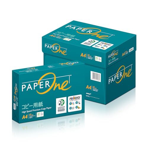 高白色コピー用紙 PaperOne コピー用紙 A4 (500枚×5冊) 2500枚 紙厚