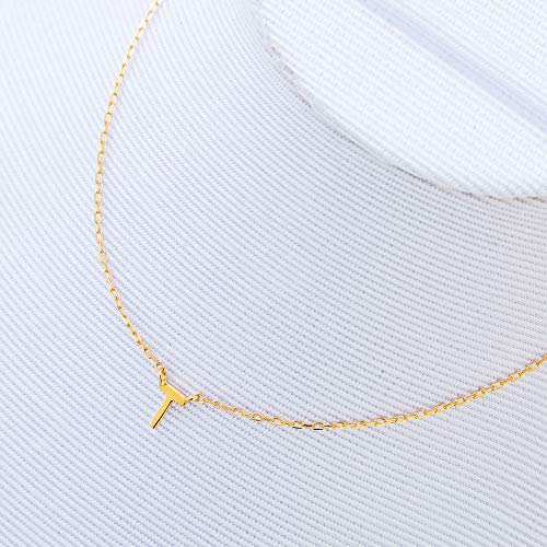 ブルーム BLOOM K18 イエ ローゴールド イニシャル ネックレス(T