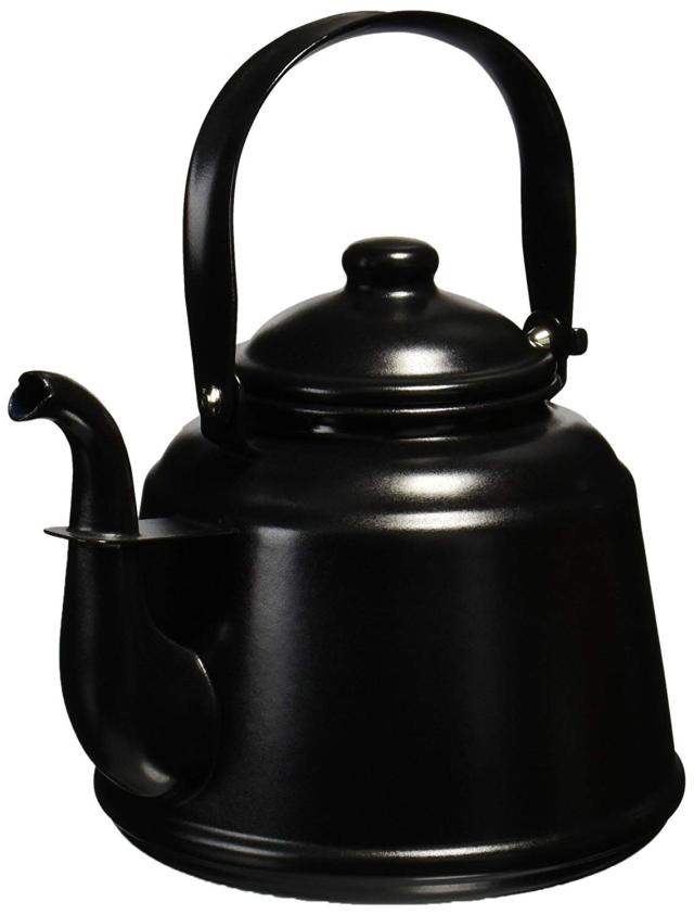ハースデザインズ ケトル マットブラック 2.3L ホーローケトル RTK-02の通販は 9,286円
