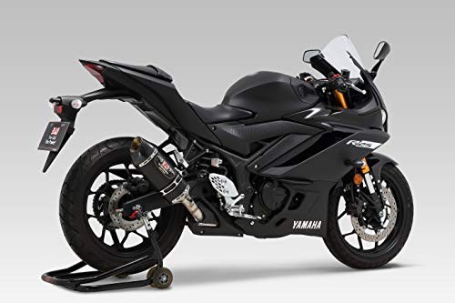 ヨシムラ スリップオン YZF-R25/MT-25(19) YZF-R3/MT-03(18-19) R-77S サイクロン 政府認証 EXPORT SPEC メタルマジック カーボンエンド