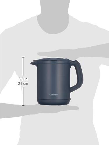 象印 電気ケトル 0.8L 沸騰後1時間90℃保温 ネイビー CK-AJ08-AD