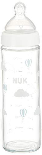 【送料無料】ヌーク NUK プレミアムチョイススリムほ乳びん ガラス製 くも 240ml 0ヵ月から イヤがらずに飲める おっぱいに近いほ乳びん