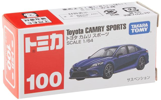 絶版　タカラトミー トミカ No．100 トヨタ カムリ スポーツ箱 Amazon | トミカ No.100 トヨタ カムリ スポーツ(BP) | ミニカー
