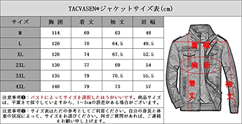 TACVASEN ライダースジャケット 防寒 メンズ バイクウェア アメリカン