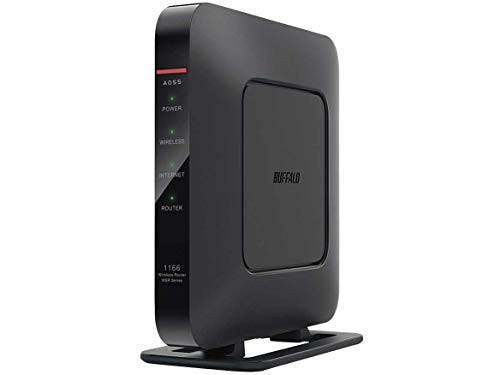 バッファロー WSR-1166DHP4-BK 無線LAN親機 11ac/n/a/g/b 866+300Mbps ブラックの通販は