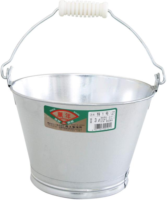 尾上製作所(ONOE) バケツ 20個入り 12号 18L 使いやすいつり手 底が広く安定性・耐久性あり 衝撃や寒さに強い亜鉛鉄板 底は特殊 尾上製作所(ONOE) バケツ 20個入り 12号 18L 使いやすいつり手 底が