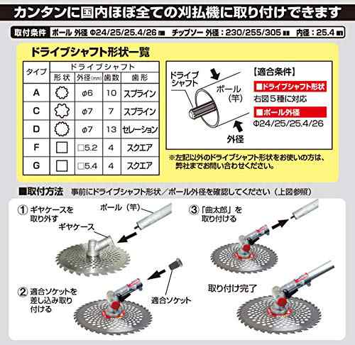 ニシガキ工業(Nishigaki Industrial) 刈払機用アタッチメント 曲太郎 N-798の通販はau PAY マーケット -  holly0211 | au PAY マーケット－通販サイト