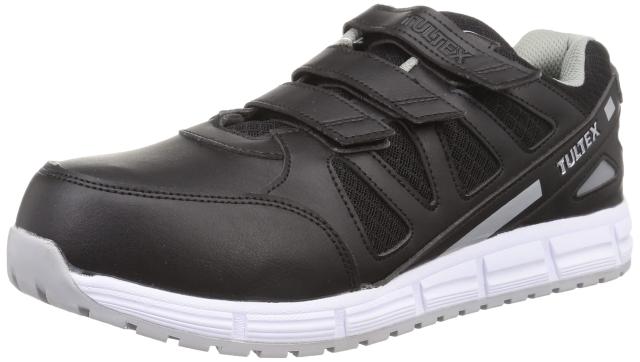 タルテックス 安全靴 作業靴 AZ51659 セーフティシューズ グリップマッ クス 耐滑 耐油 樹脂先芯 JSAA B種 撥水 マジックテープ 3E ブラの通販は 6,269円