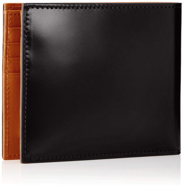 プレリー 二つ折り財布(小銭入れあり) コードバン 1957 クロの通販はau