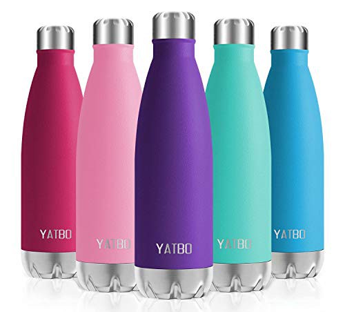 Yatbo 水筒 ボトル 魔法瓶 真空断熱 直飲み 保温保冷 ステンレスボトル