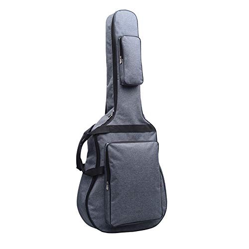 ◆商品名：ギターバッグ 42インチ43インチのギターに適用（ジャンボタイプ対応） 12mmスポンジ入りJumbo Guitar Gig Bag ギターケース リュック型 上下に大小二つの収納ポケットが