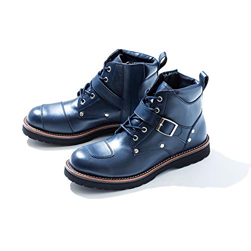 ナンカイ(NANKAI) PU ワークブーツ2 ネイビー Size 24.5cm NTB-38の通販は 10,369円