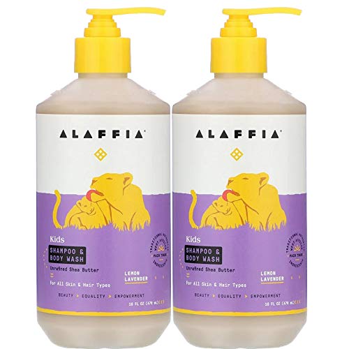 【2個セット】Alaffia Everyday Shea Shampoo ＆ Body Wash Lemon Lavender for Babies and Kids 475ml+475ml シャンプー＆ボディーウォッ 4,586円