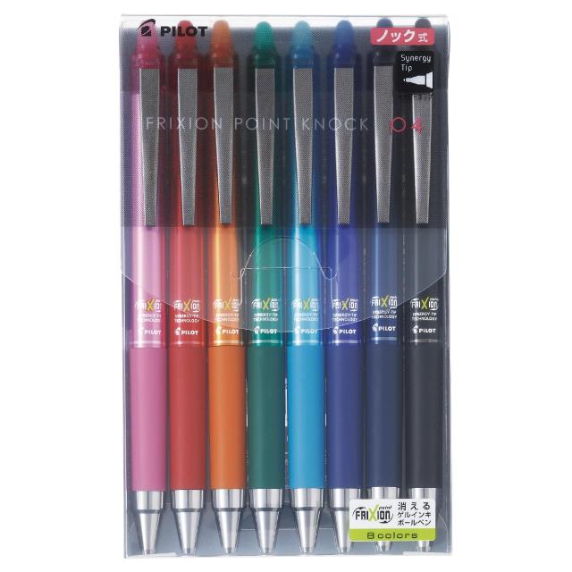 Pilot フリクションポイントノック04 8色セット 5,200円