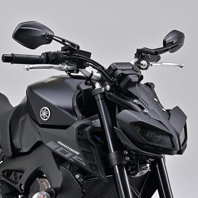デイトナ バイク用 パラレルミラー 片側1本 右専用 10mm正ネジ/逆ネジ