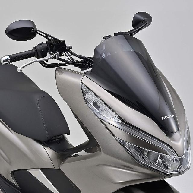 デイトナ(Daytona) バイク用 パラレルミラー 片側1本 左専用 10mm正ネジ/逆ネジ 新保安基準適合 ブルーミラー(防眩鏡) オーバル ブラスト_4