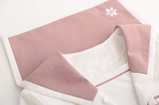 CAWILXHA 桜蘭 セーラー服 長袖 半袖 虹色 本格制服 前開き コスプレ