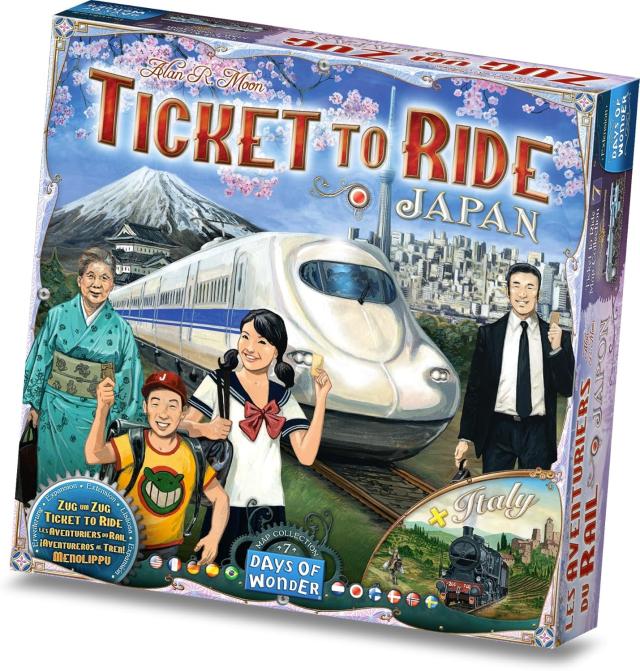 ホビージャパン チケット・トゥ・ライド拡張: 日本/イタリアマップ 多言語版 (2-5人用 30-60分 8才以上向け) ボードゲーム