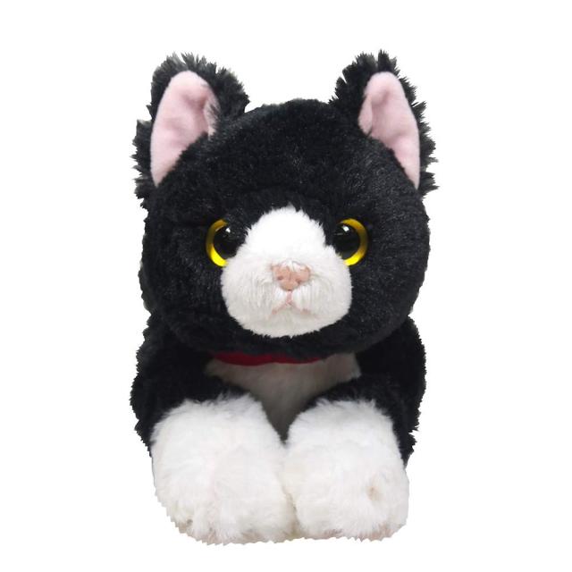 サンレモン ひざ ねこ ハチワレ S 13×36×15cm ぬいぐるみ アニマル P-6242