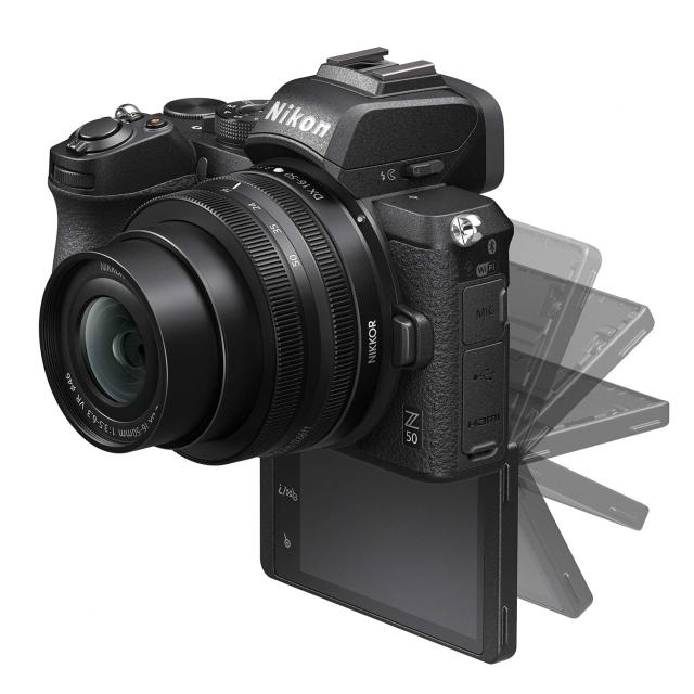 Nikon ミラーレス一眼カメラ Z50 レンズキット NIKKOR Z DX 16-50mm f/3.5-6.3 VR付属 Z50LK16-50 ブラック