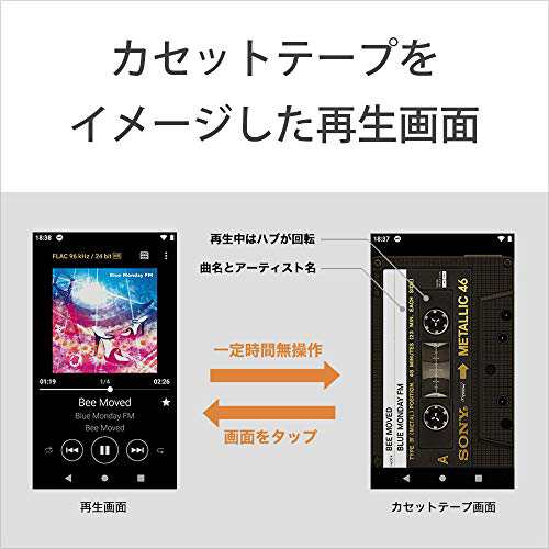 ソニー ウォークマン 16GB Aシリーズ NW-A105 : ハイレゾ対応 / MP3