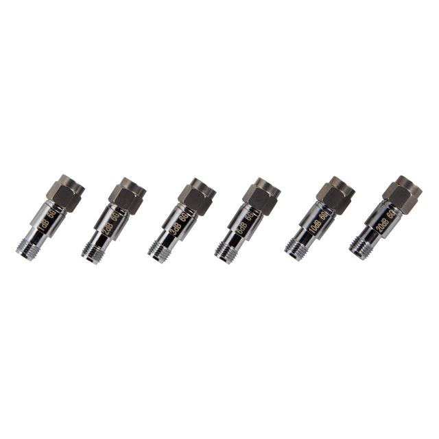S M A Attenuator Kit - S M A減衰器キット-6個の2W 50オームS M Aインライン減衰器のバンドルにより、1dBから42dBまで1dB刻みで高度に線形に減の通販は