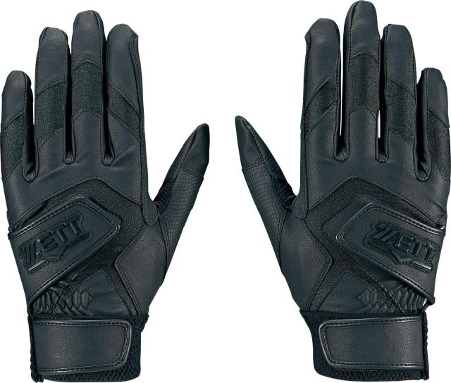 ゼット(ZETT) バッティンググローブ 両手用 高校生ルール対応 ホワイト(1100) Mサイズ(24~25cm) BG579HS (1900)ブラック 両手用/S(22-23c