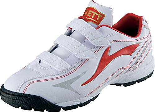 ゼット(ZETT) 野球 トレーニングシューズ ラフィエットDX2 ホワイト/レッド 24.0cm BSR8206