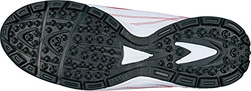 ゼット(ZETT) 野球 トレーニングシューズ ラフィエットDX2 ホワイト/レッド 25.0cm BSR8206