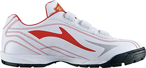 ゼット(ZETT) 野球 トレーニングシューズ ラフィエットDX2 ホワイト/レッド 25.0cm BSR8206