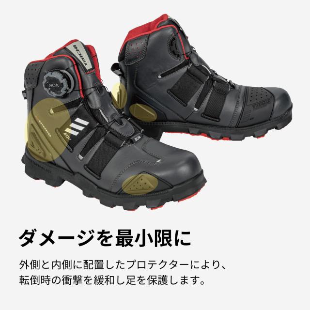 TAICH バイク用靴 イエロー TAICH バイク用靴 イエロー タイチ公式通販】フットウエア - RS