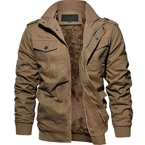 TACVASEN ワークジャケット 裏フリース ライダースジャケット 上着 ストリート系 作業着 保温 裏ボア ジャケット スタイリッシュ カー