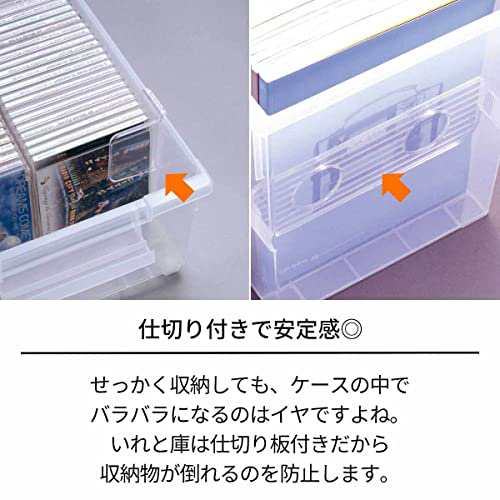 天馬 ディスク収納ボックス DＶDいれと庫 ライト 3個セット クリア 約21×17.5×30cm｜au PAY マーケット