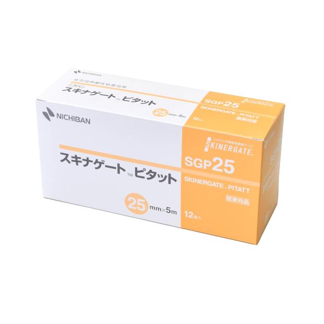 ニチバン スキナゲート ピタット 25mm×5m SGP25 低刺激 ムレにくい 伸縮性の通販は