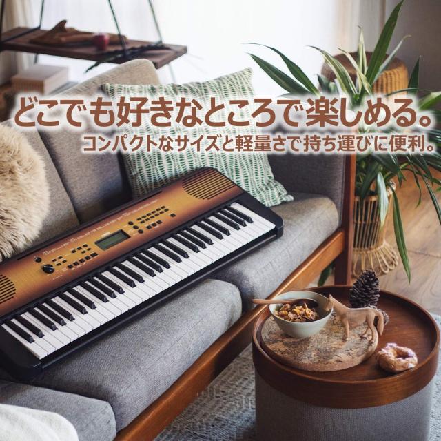 ヤマハ ポータブルキーボード 61鍵盤 メイプル調 PSR-E360MA 便利なレッスン機能やタッチレスポンスを搭載_5